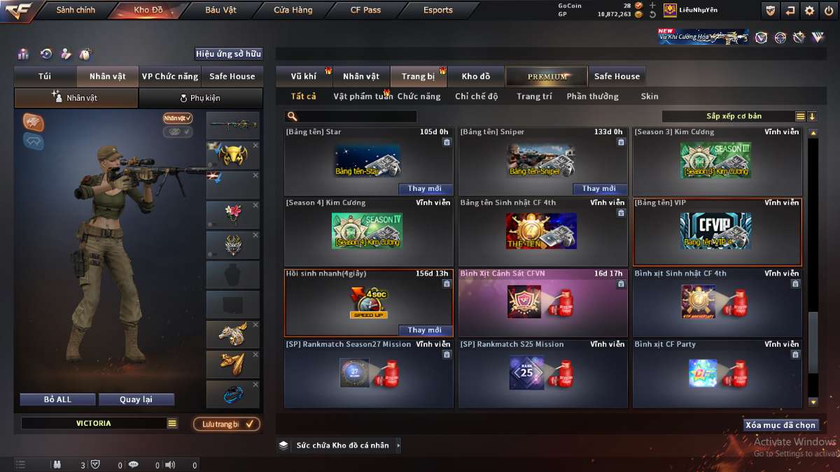 shop acc cf uy tin gia re
